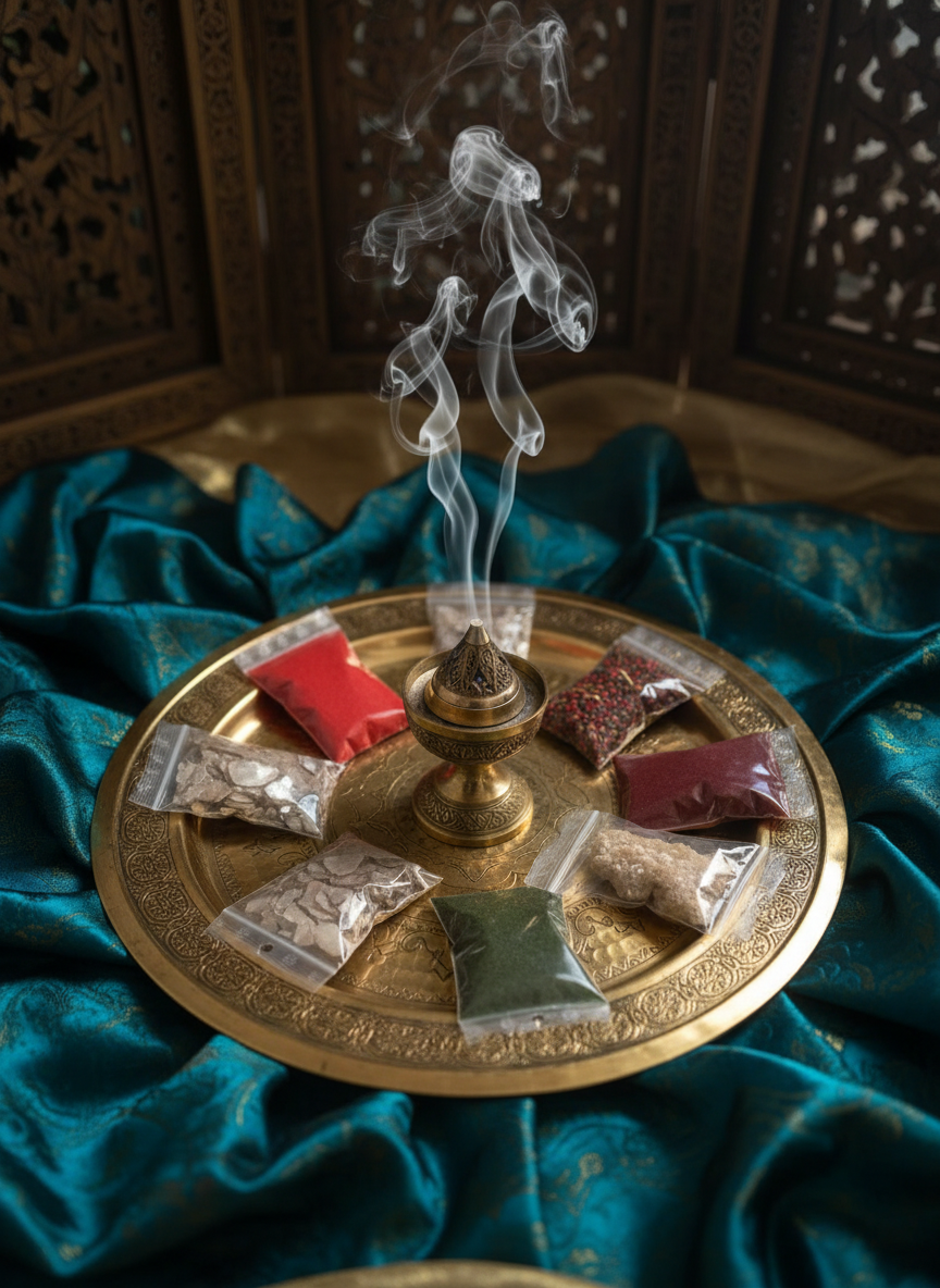 Rituel de Purification 6 Jours - Kit Complet Résines & Encens Orientaux